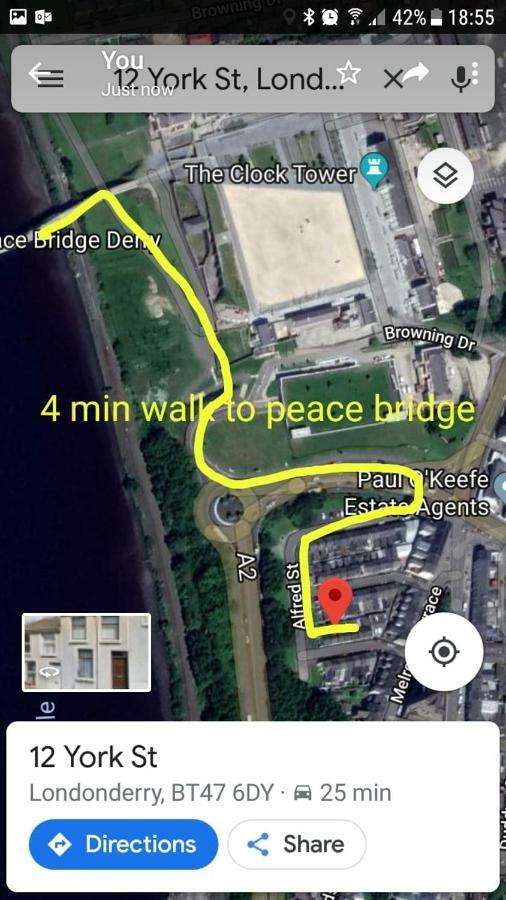 Bridge House Derry City Townhouse Central Free Parking Villa Ngoại thất bức ảnh